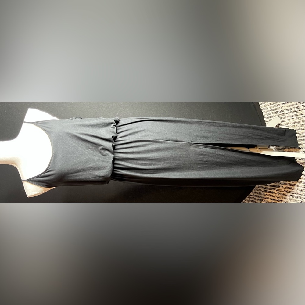 Derek heart black maxi dress. Adjustable straps. Large. Good condition